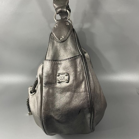 MICHAEL Michael Kors Silver Hobo Bag - Picture 3 of 14